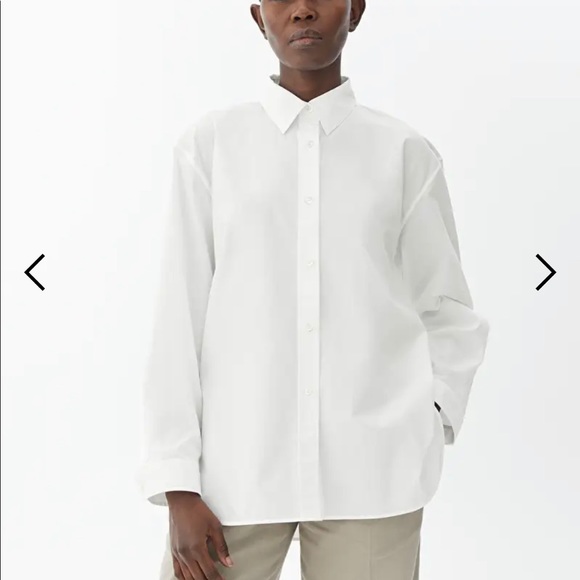 ARKET Tops - ARKET Relaxed Poplin Shirt